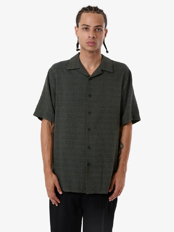 Airborne Bowling Shirt - Grape Leaf