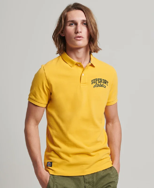 Applique Classic Fit Polo | Canary Yellow Marle