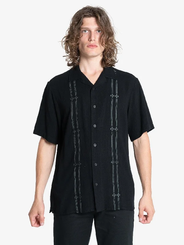 Arch Bowling Shirt - Black