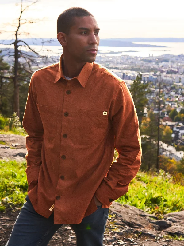 Burnt Orange Reine Boxy Fit Shirt