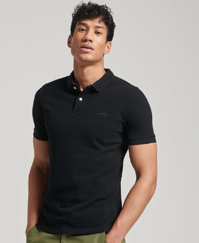 Classic Pique Polo | Black