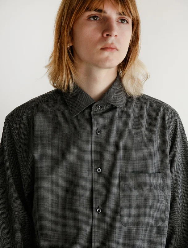 Angelo Shirt Charcoal Plaid