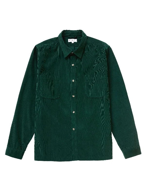 Cord Workshirt - Bottle Green