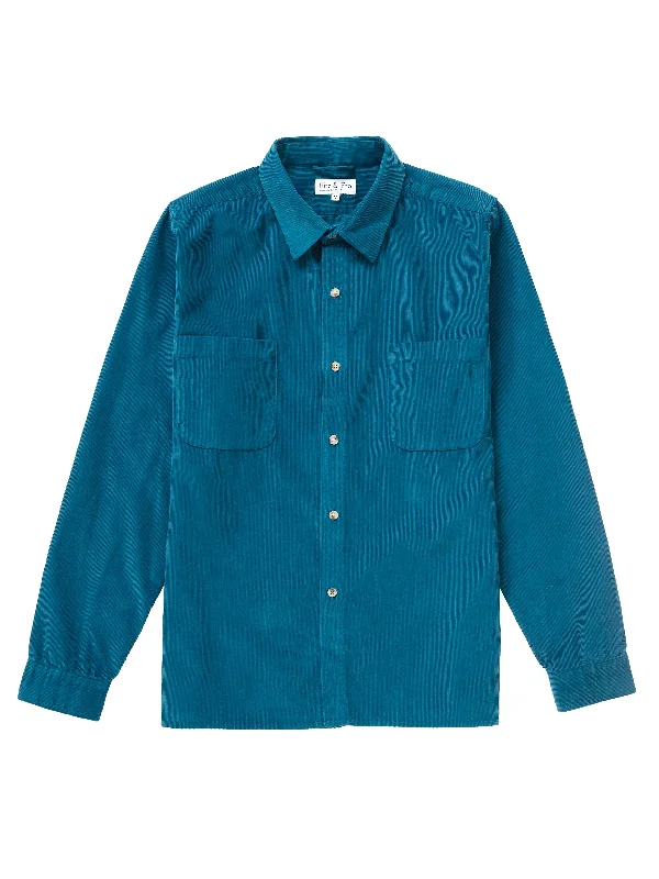 Cord Workshirt - Dark Petrol