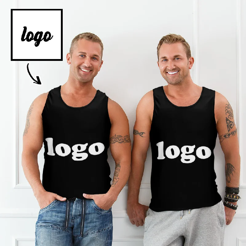 Custom Your Logo Photo Business Team Tank Tops For Women&Men