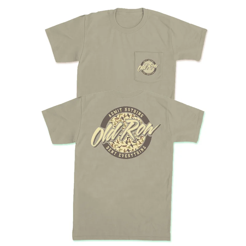 Duck Camo Circle Logo Pocket Tee