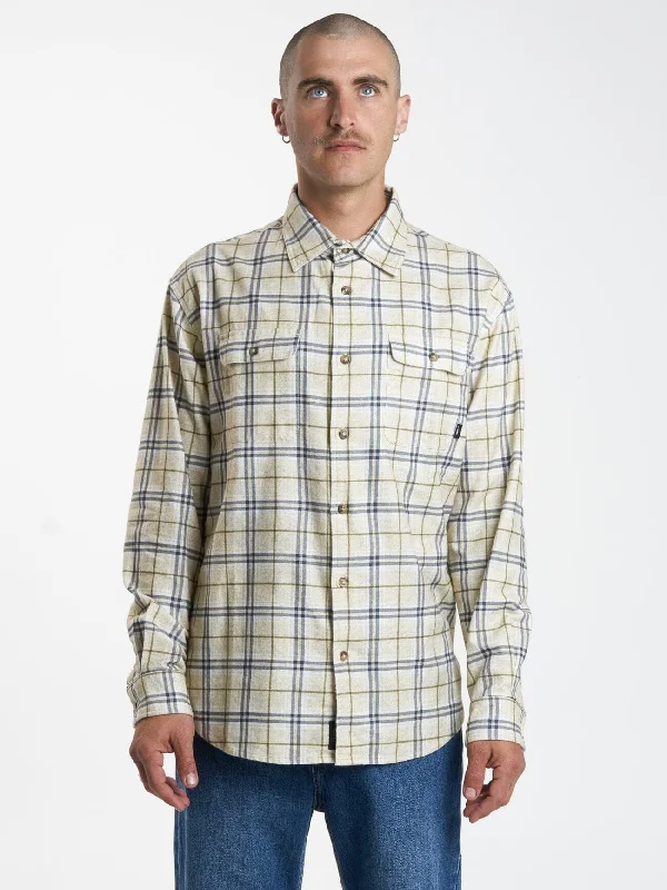 Genuine Oversized Flannel Shirt - Unbleached