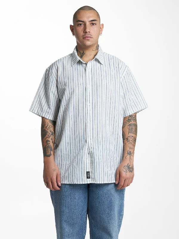 Lucky Strike Short Sleeve Shirt - Dirty White