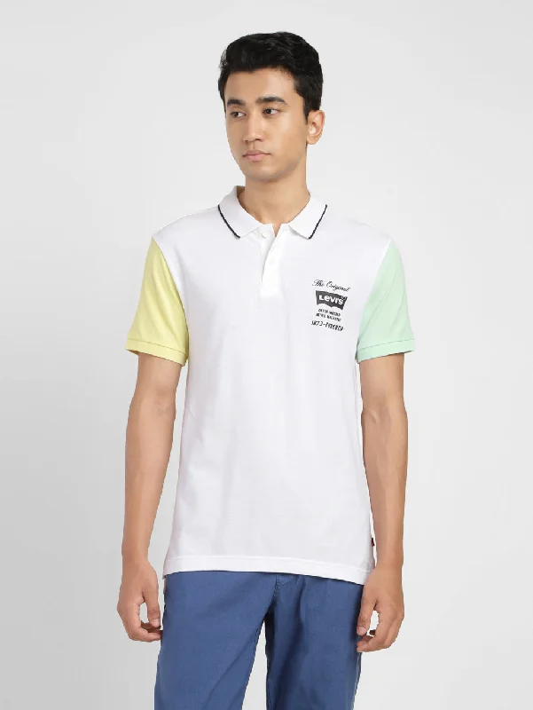 Men's Colorblock Polo T-shirt