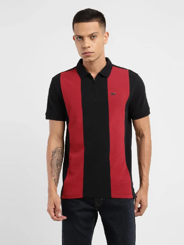 Men's Colorblock Polo T-shirt