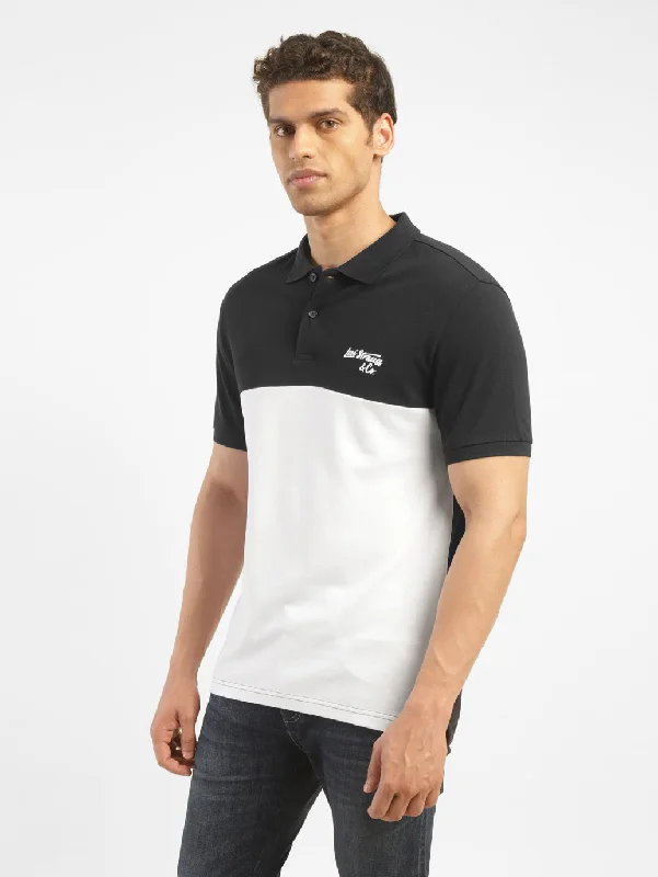 Men's Colorblock Polo T-shirt