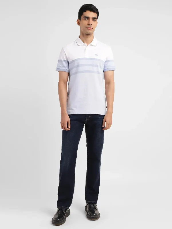 Men's Colorblock Slim Fit Polo T-shirt