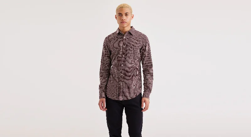 Men's Slim Fit Icon Button Up Shirt