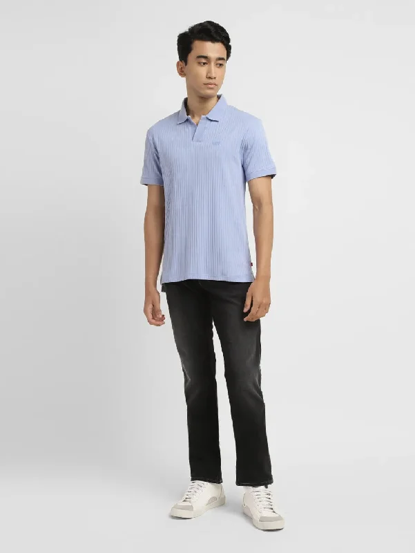 Men's Solid Slim Fit Polo T-shirt