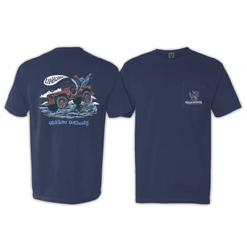 Old Row Outdoors Wahoo Marlin Pocket Tee