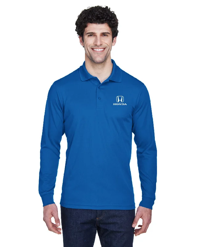 Core 365 Pinnacle Performance Long-Sleeve Pique Polo