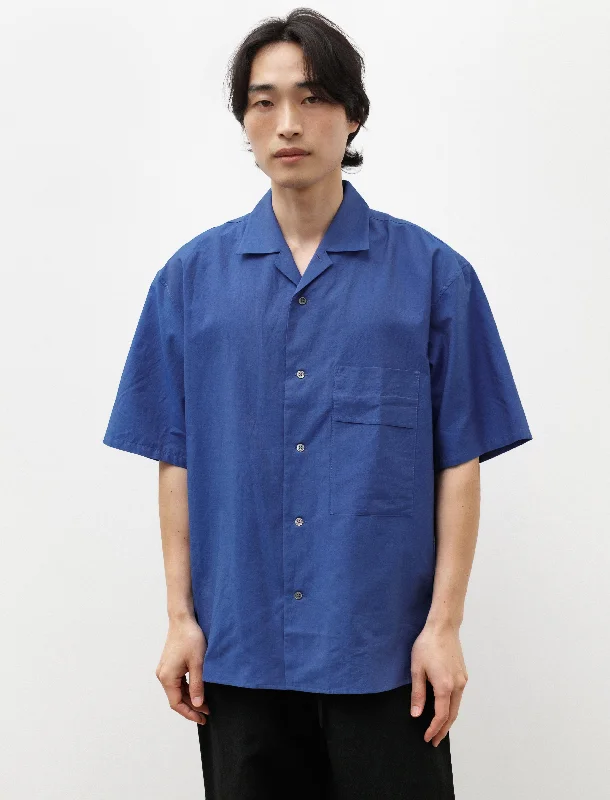 Camp Collar Shirt C Blue