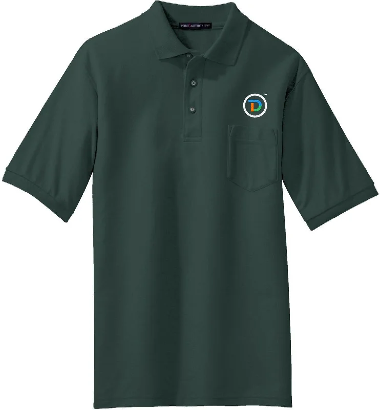 Port Authority Tall Silk Touch Polo with Pocket