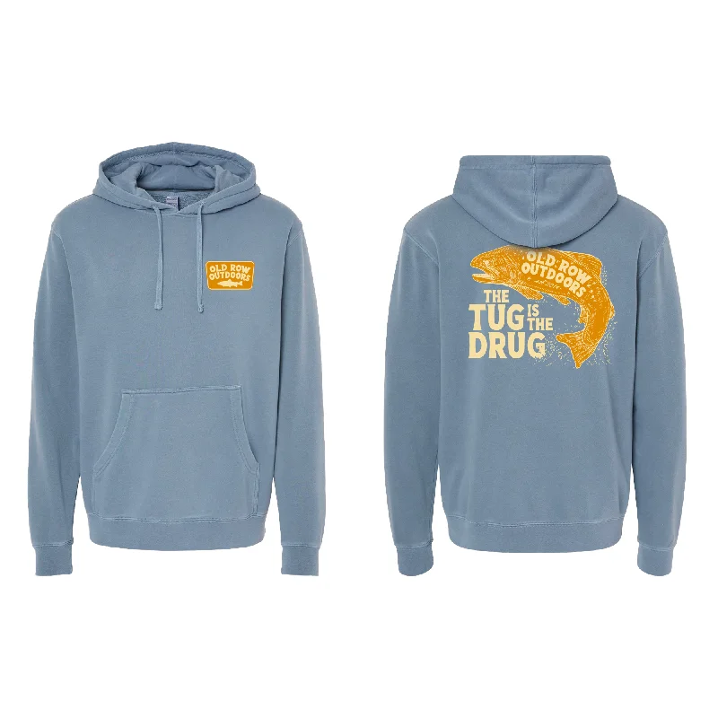 The Tug Is The Drug Pigment Dyed Premium Hoodie