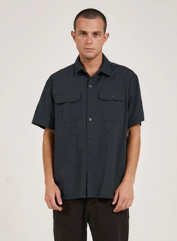 Thrills Union Short Sleeve Work Shirt - Spruce