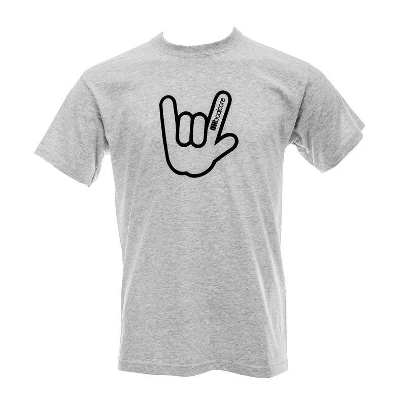 Grey booicore Classic Horn Hand Tee