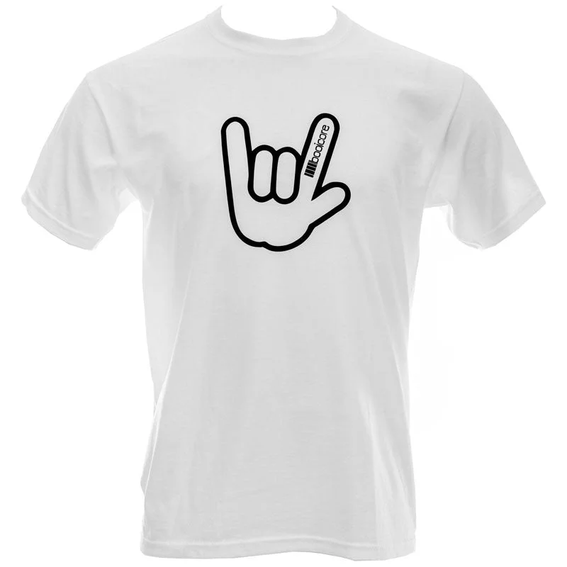 White booicore Classic Horn Hand Tee