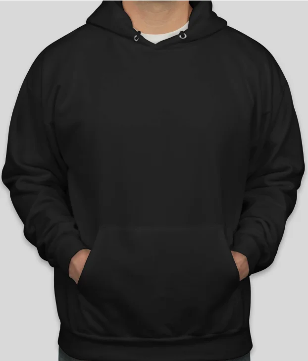 Black Without Zipper Hoodie