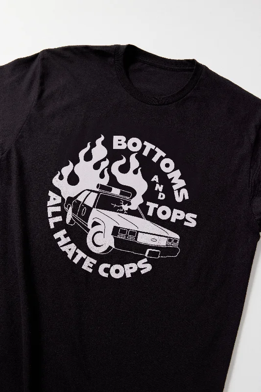 Bottoms and Tops All Hate Cops T-Shirt