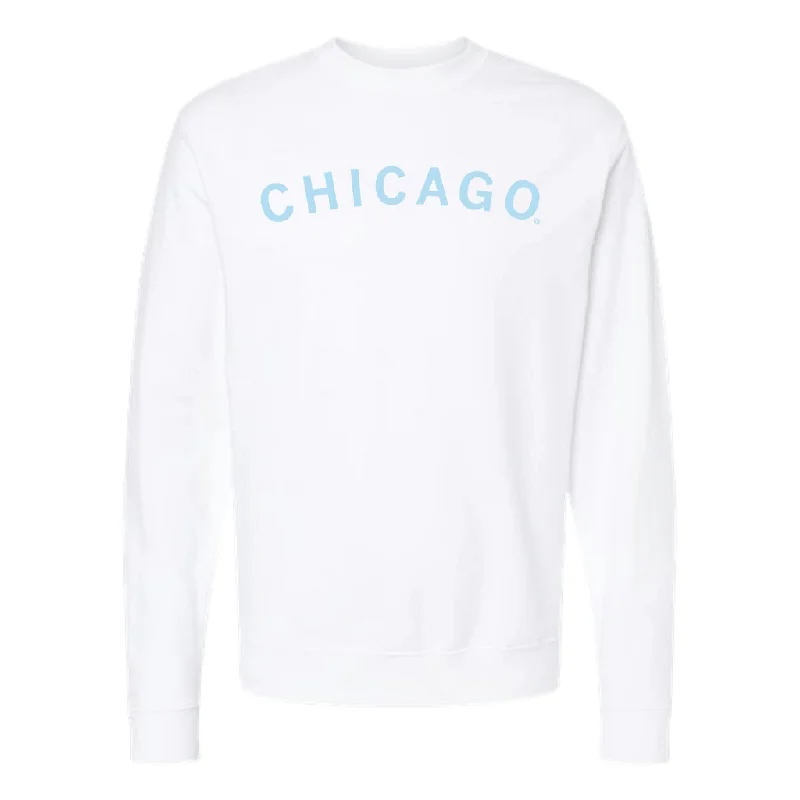 Chicago Curved Logo Crew Sweatshirt