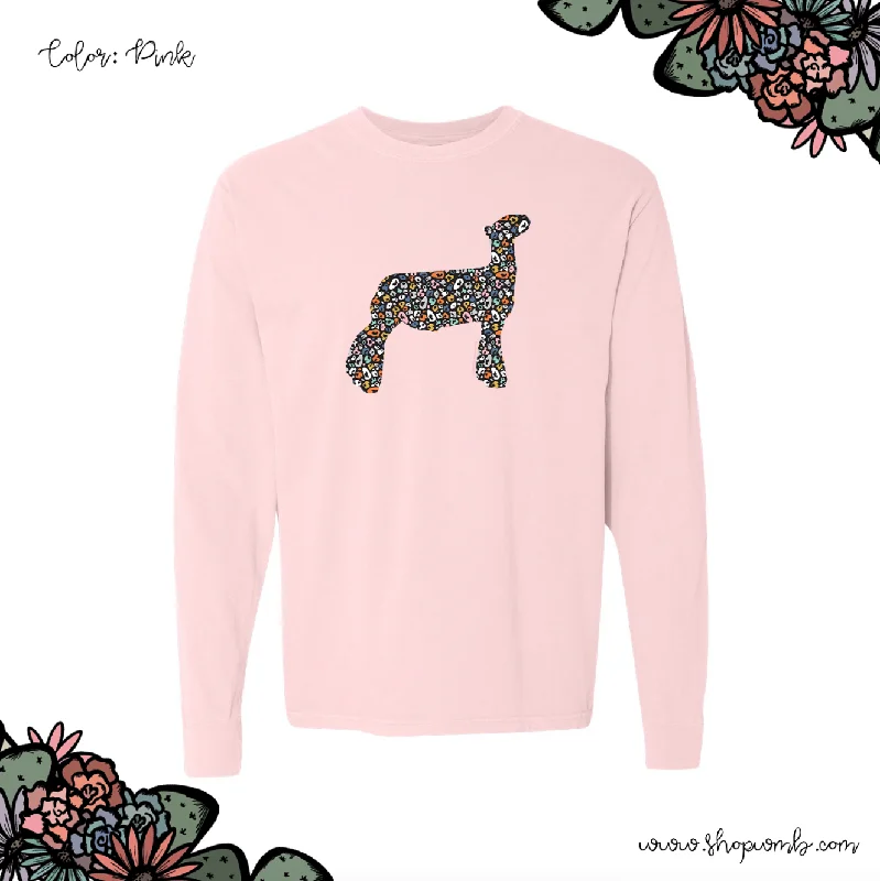 Colorful Cheetah Lamb LONG SLEEVE T-Shirt (S-3XL) - Multiple Colors!