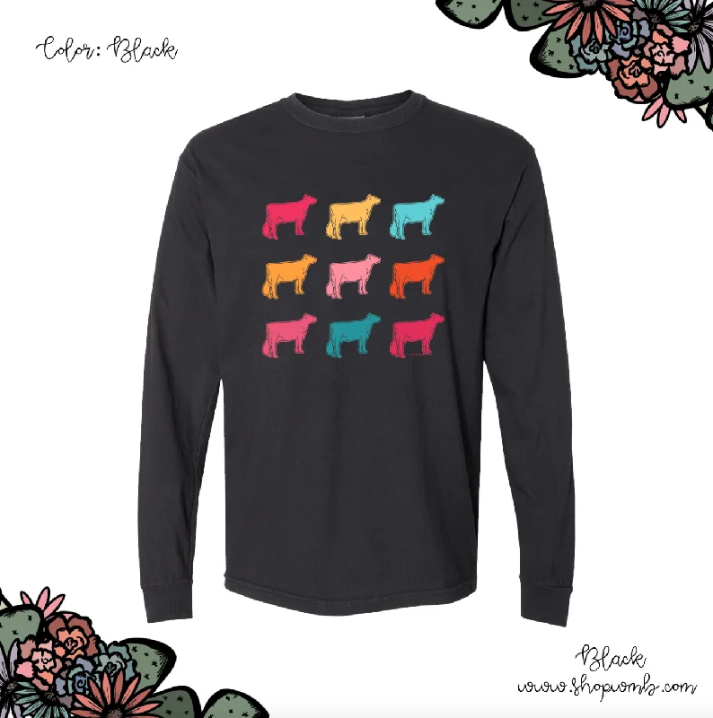 Colorful Dairy LONG SLEEVE T-Shirt (S-3XL) - Multiple Colors!