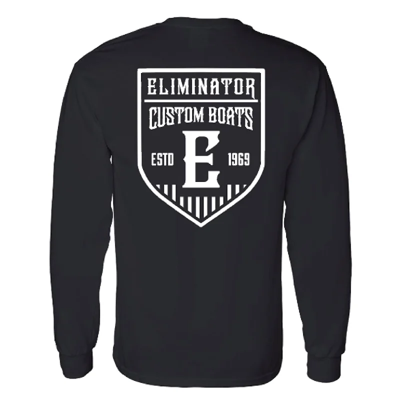 Eliminator Custom Boats Long Sleeve- Black