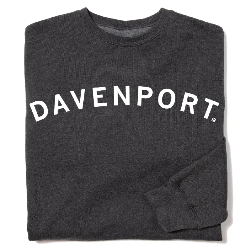 Davenport Curved Logo Crew Sweatshirt