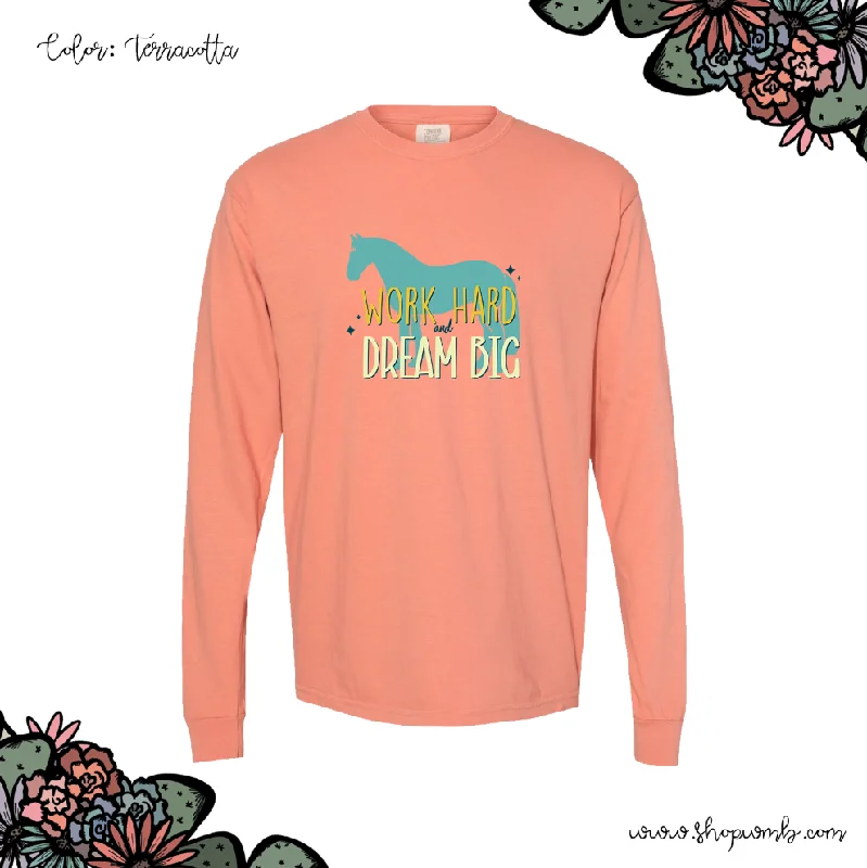 Dream Big Horse LONG SLEEVE T-Shirt (S-3XL) - Multiple Colors!