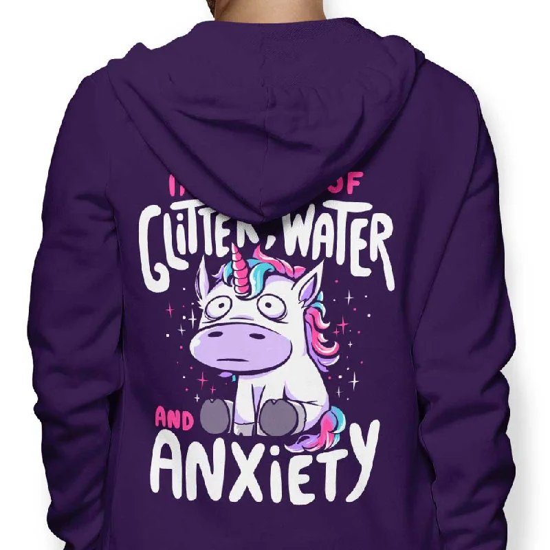 Glitter, Water, and Anxiety - Hoodie