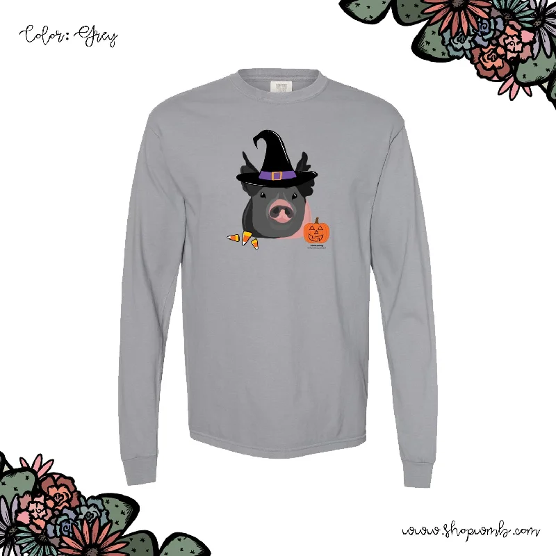 Halloween Pig LONG SLEEVE T-Shirt (S-3XL) - Multiple Colors!