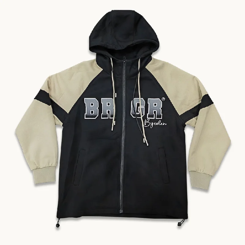 HUILI FACTORY heavyweight streetwear cropped hoodie men custom logo 3d puff print raw hem hoodie