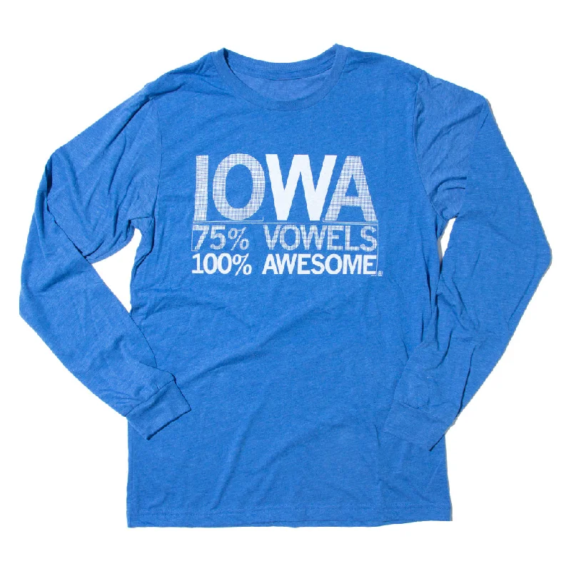 Iowa Vowels Long Sleeve