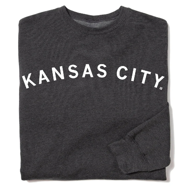 Kansas City Curved Logo Crew Sweatshirt