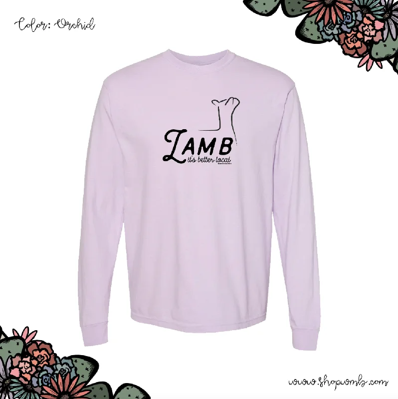 Lamb Its Better Local LONG SLEEVE T-Shirt (S-3XL) - Multiple Colors!