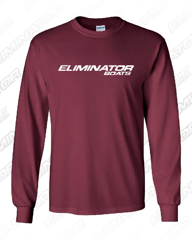 Maroon Eliminator Boats Long Sleeve