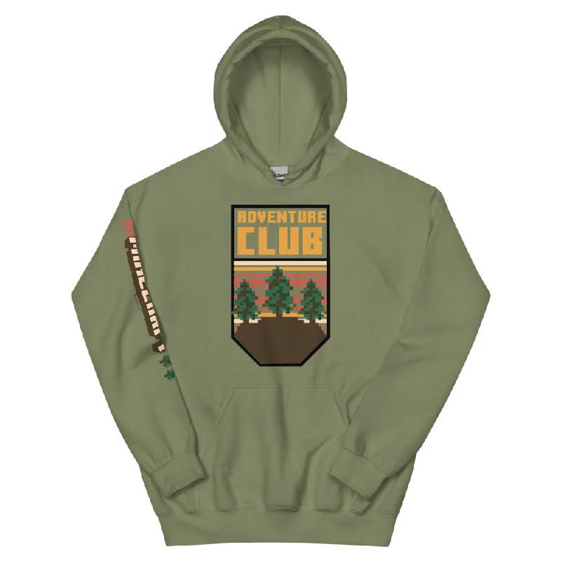 Minecraft Camping Adventure Club Adult Hoodie