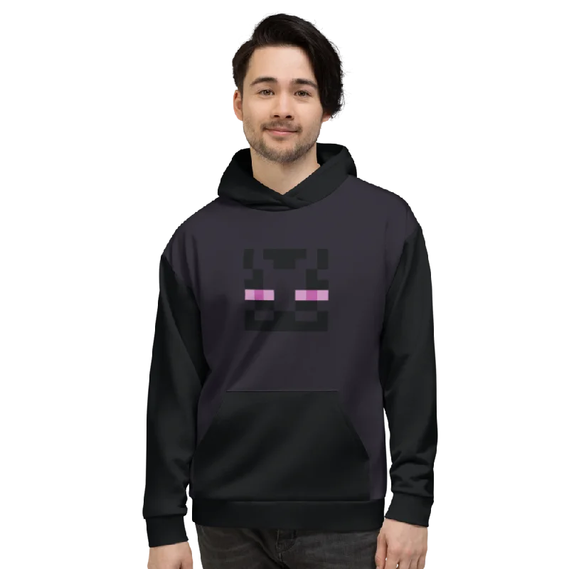 Minecraft Enderman Eyes Adult Hoodie