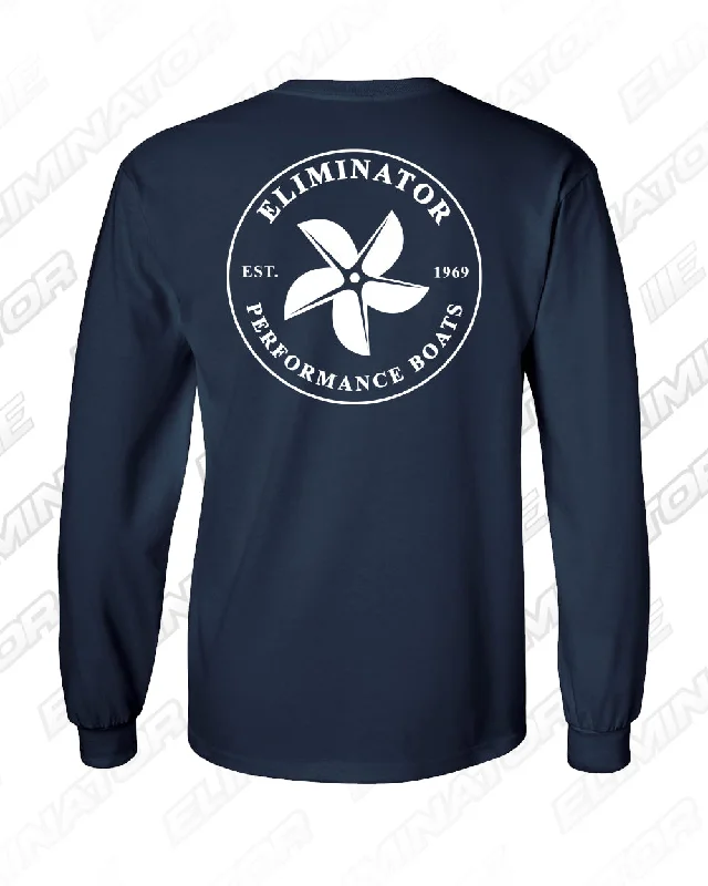 Navy Eliminator Boats Modern Prop Long Sleeve