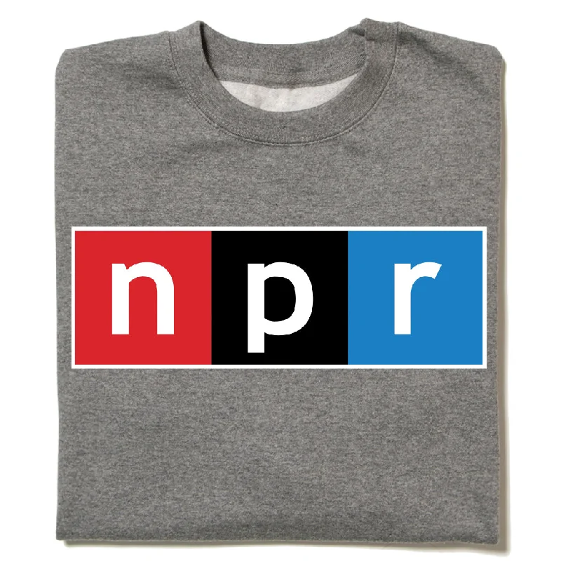 NPR Full Color Logo Grey Crew Sweatshirt