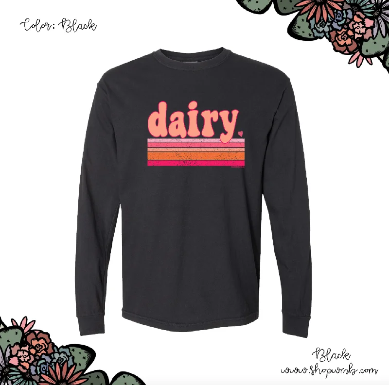 Peachy Dairy LONG SLEEVE T-Shirt (S-3XL) - Multiple Colors!