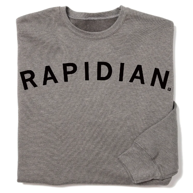 Rapidian Curved Logo Crew Sweatshirt