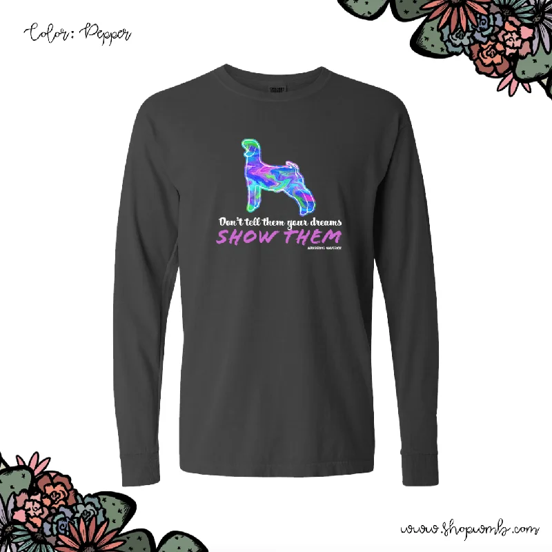 Show Them Goat LONG SLEEVE T-Shirt (S-3XL) - Multiple Colors!