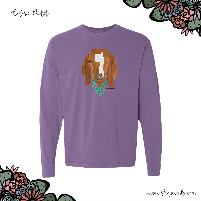 Tan Goat Squash LONG SLEEVE T-Shirt (S-3XL) - Multiple Colors!