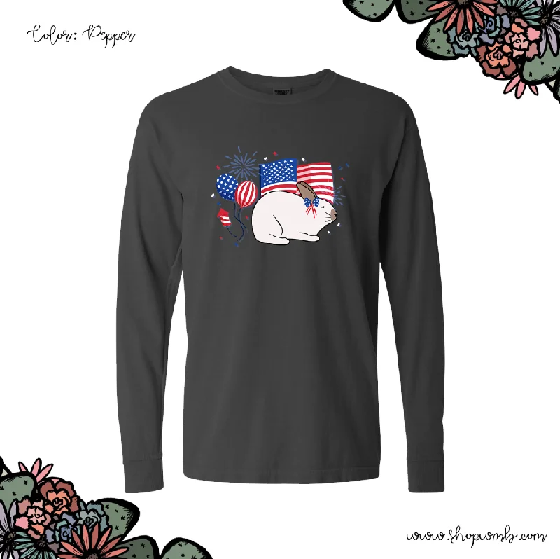 USA Rabbit LONG SLEEVE T-Shirt (S-3XL) - Multiple Colors!